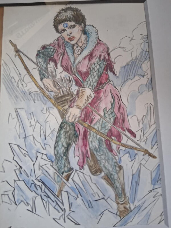 Kas, Hans female character - Original Illustration