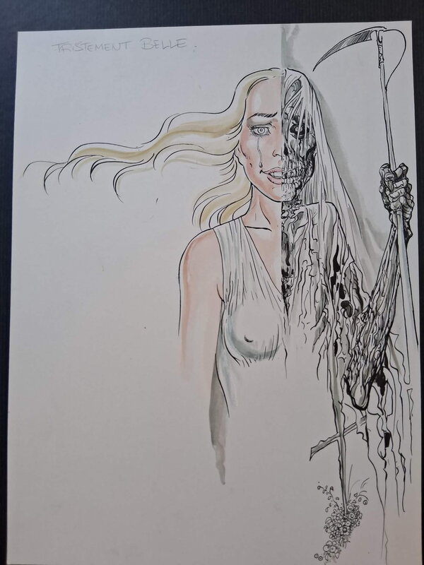 Belle tristesse by Malik - Original Illustration