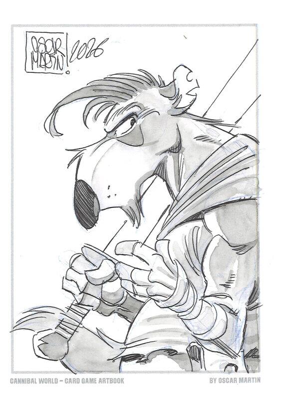 Oscar Martin, Rata (SOLO - Cannibal World Artbook) - Óscar Martí­n - Sketch