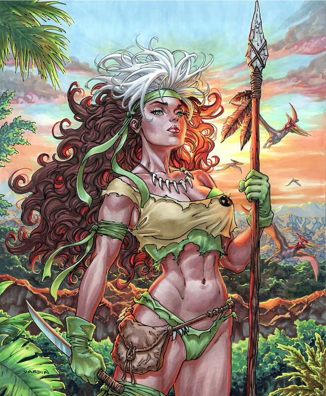David Yardin, Rogue: the Savage Land - Original Illustration