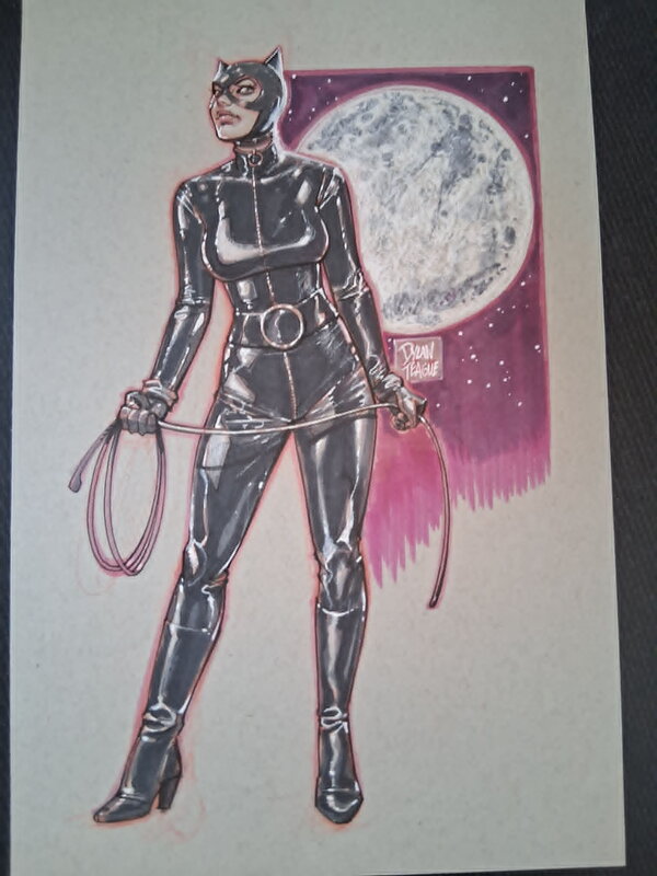 Catwoman by Dylan Teague - Original Illustration