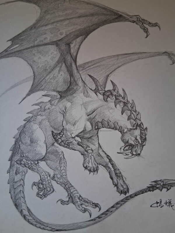 Dragon par Ma Yi - Œuvre originale