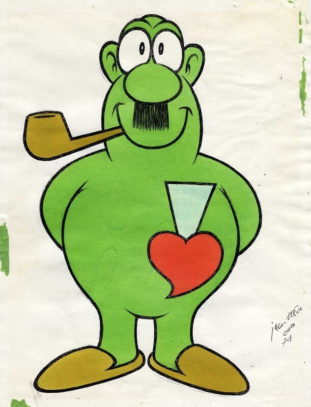 En vente - Benito JACOVITTI, original illustration 1974 - Planche originale