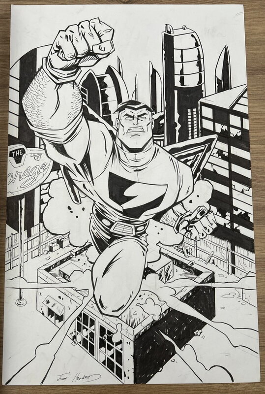 T-Bird & Throttle par Josh Howard - Illustration originale