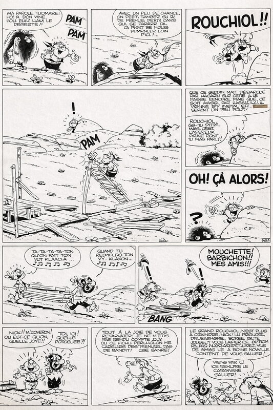 For sale - Marcel Remacle, 1958 - Le Vieux Nick : Pavillons Noirs - Comic Strip