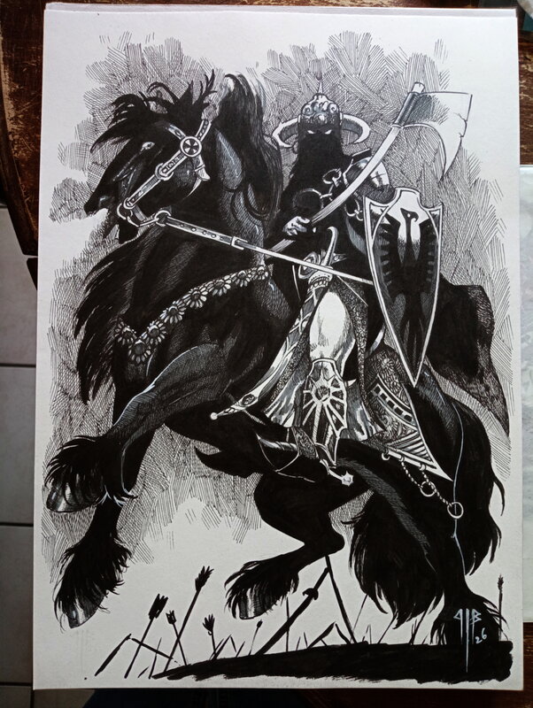En vente - Death Dealer par Philippe Bringel - Illustration originale