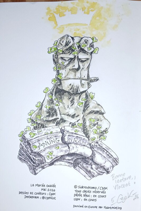 Hellboy par Czek - Dédicace