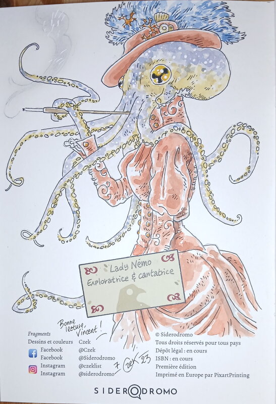 Lady Némo par Czek - Dédicace