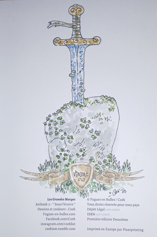 Les Grandes Marges par Czek - Dédicace
