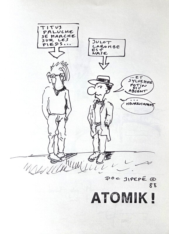 Fanzine Atomik par Doc' JPP -Jipépé - Dédicace