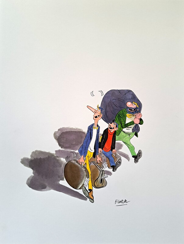 Les Pieds-Nickelés by Blutch - Original Illustration