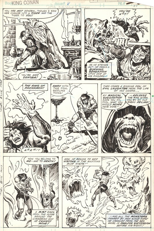 For sale - John Buscema, Ernie Chan, Roy Thomas, King Conan #8 [A Queen Reclaimed!] - Comic Strip