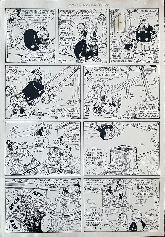 Pim Pam Poum par Eugène Gire, Rudolph Dirks, Harold H. Knerr - Planche originale
