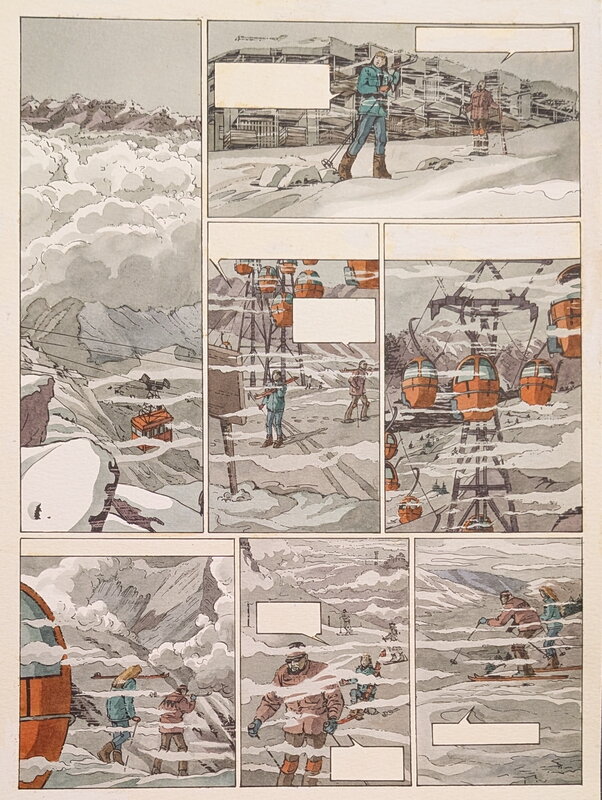 Dina Kathelyn, Viviane Nicaise, La vie en rose 3 - planche 12 - Mise en couleur