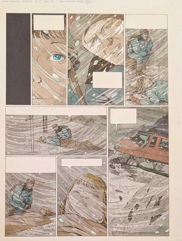 Dina Kathelyn, Viviane Nicaise, La vie en rose 3 - planche 16 - Mise en couleur