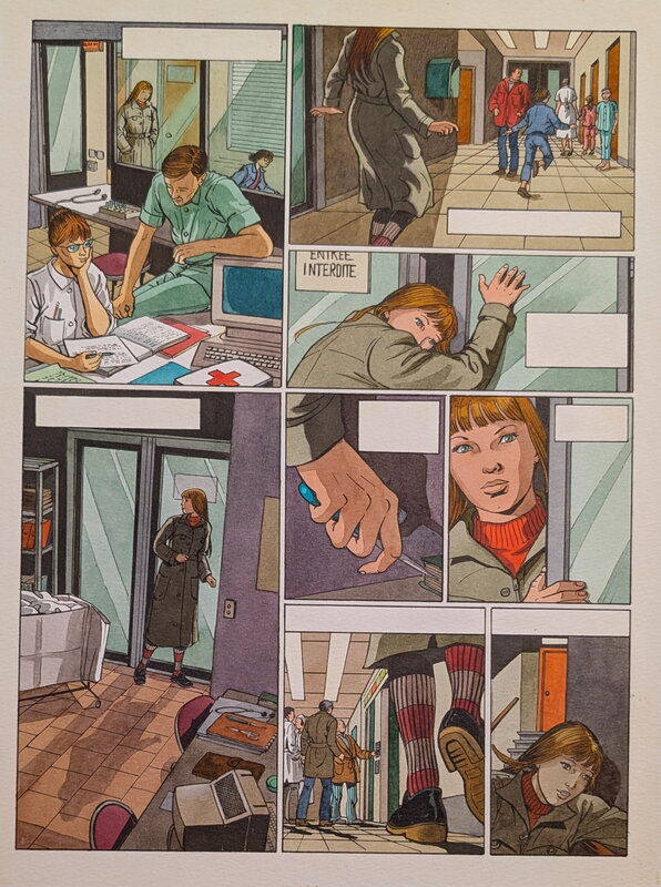 Dina Kathelyn, Viviane Nicaise, La vie en rose 3 - planche 21 - Color guide