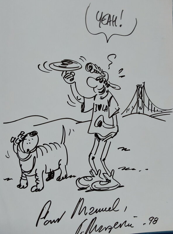 Frank Margerin, Lucien : Ricky chez les Ricains - Dédicace