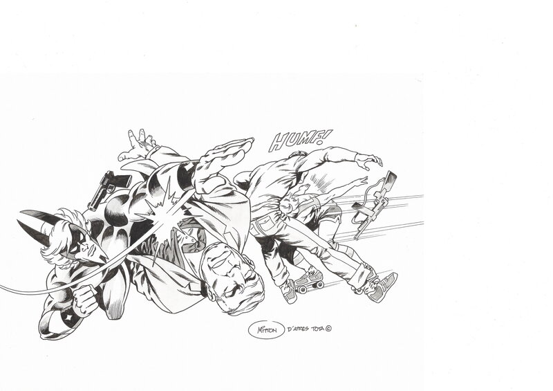 En vente - Jean-Yves Mitton, Photonik, illustration - Illustration originale