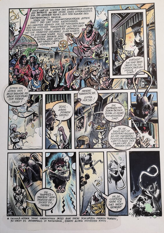 Sir Ballantime par Chris Scheuer - Planche originale