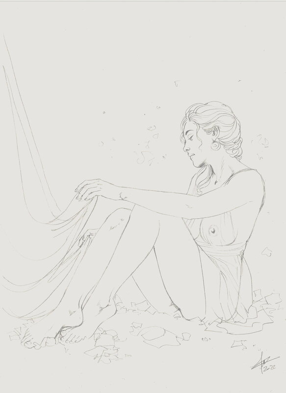 En vente - Cosimo Ferri, Illustration de charme - Illustration originale