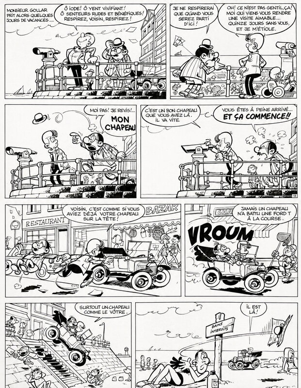 For sale - Francis, Maurice Tillieux, 1970 - Marc Lebut : la Ford T en Vadrouille - Comic Strip