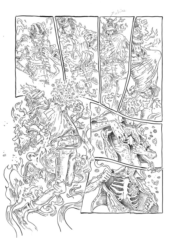 For sale - Le Turk, Dead Train - Planche originale page 144 - Comic Strip