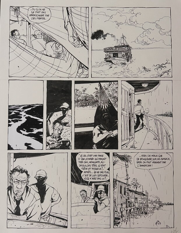 For sale - Le Choucas by Lax - Comic Strip