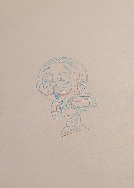 Jack Dazzo, Mr. PRINGLES - TV commercial animation drawing - Original Illustration