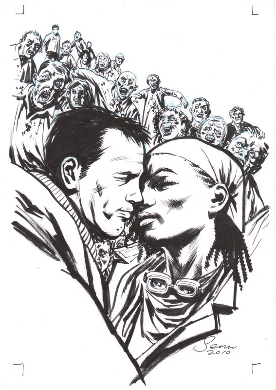 Sean Phillips, Sean Philipps - 28 days later #21 (Cover) - Planche originale