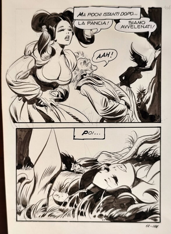 En vente - Biancaneve par Leone Frollo - Planche originale