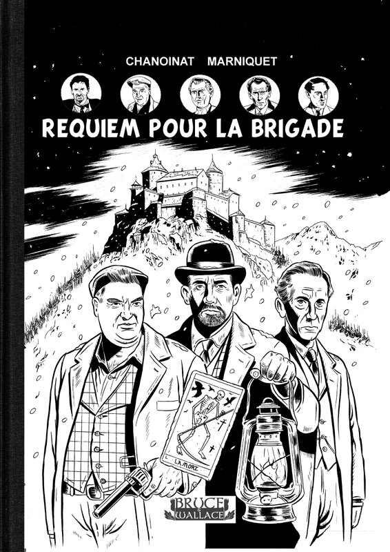 For sale - Frédéric Marniquet, Philippe Chanoinat, La BRIGADE de l'ETRANGE - Tirage de tête noir et blanc en série limitée - Original art