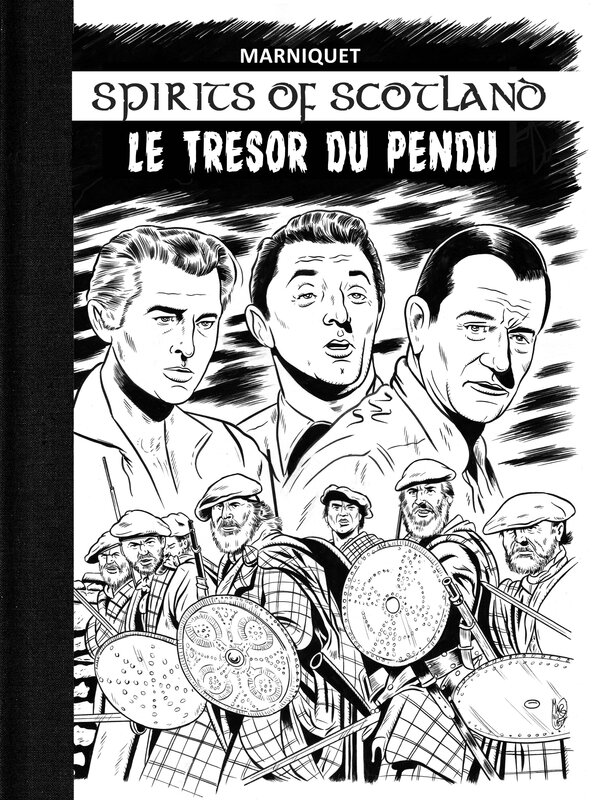 En vente - Frédéric Marniquet, Le trésor du Pendu - Tirage de tête en série limitée (350 ex) - Spirits of Scotland - Œuvre originale