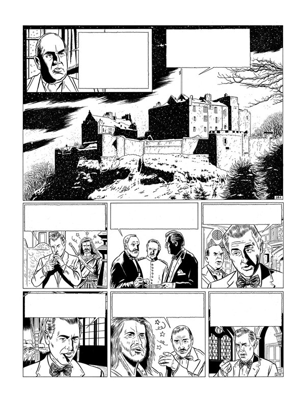 En vente - Frédéric Marniquet, Les martyrs de Stirling - T4 - Spirits of Scotland - Planche 41 - Planche originale