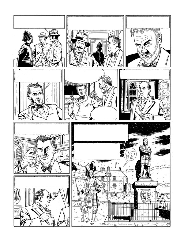 For sale - Frédéric Marniquet, Planche 44 - Les martyrs de Stirling - T4 - Spirits of Scotland - Comic Strip