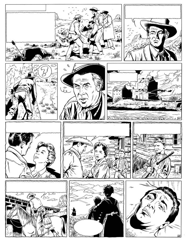 En vente - Frédéric Marniquet, Planche originale N°06 -  Le trésor du pendu - Tome 3 - Spirits of Scotland - Planche originale