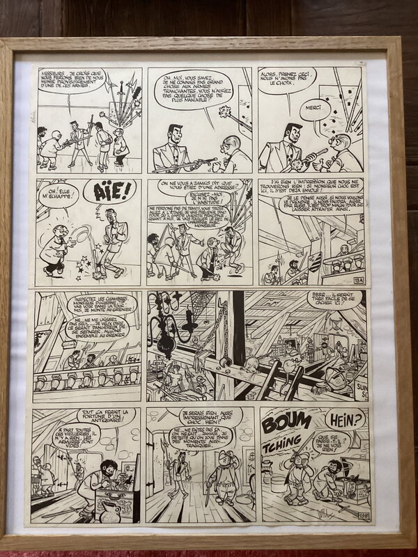 Will, Rosy, Tif et Tondu , Le retour de choc - Planche originale