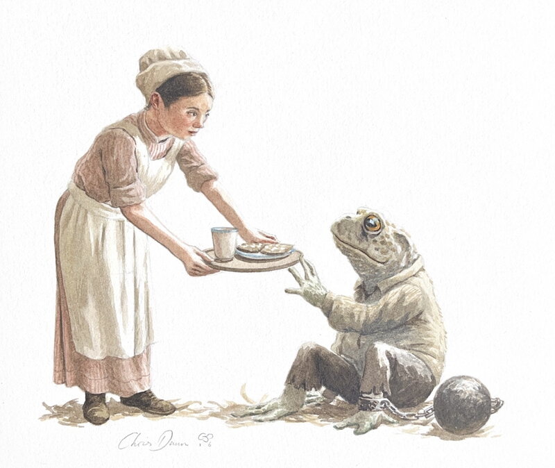 Chris Dunn Wind in the willows - Illustration originale
