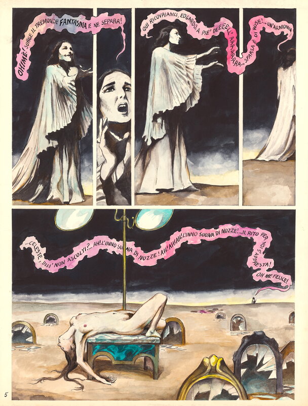 En vente - Lucia par Philippe Marcelé - Planche originale