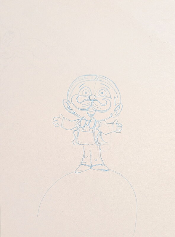 Jack Dazzo, Mr. PRINGLES - TV commercial animation drawing - Illustration originale