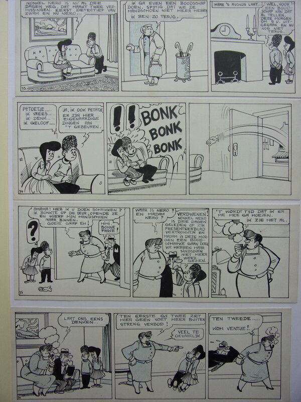 Marc Sleen, Nero - Le gant qui vole - 1957 - Comic Strip