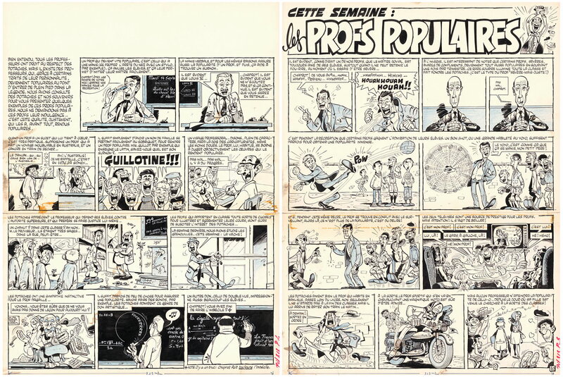 For sale - Gotlib, Les Dingodossiers Les profs populaires - Comic Strip