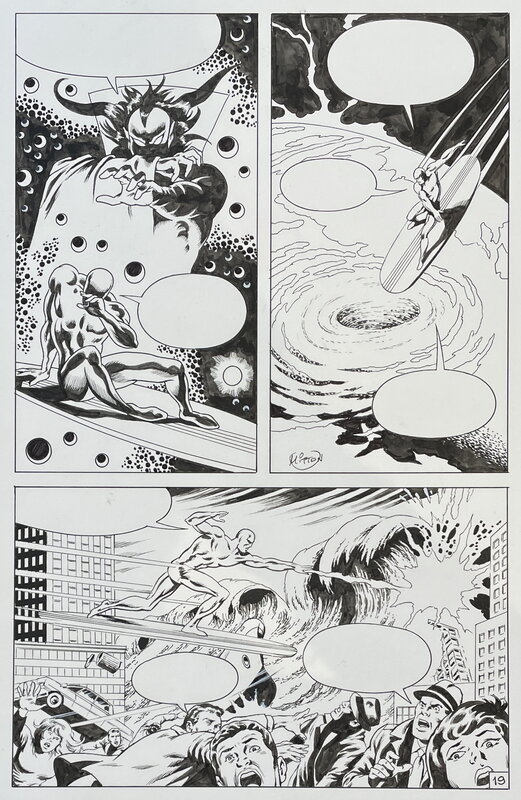 For sale - Jean-Yves Mitton, 2000'S - le Surfeur d'Argent - Comic Strip