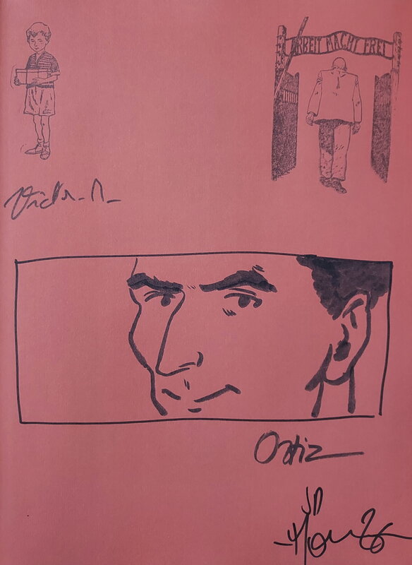 Rafael Ortiz, Jean-David Morvan, Ce que j'ai vu à Auschwitz EO - Sketch