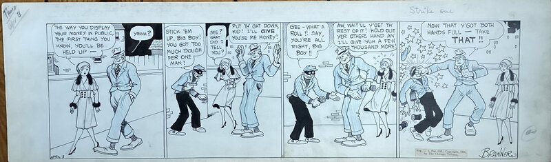 En vente - Winnie winckle par Martin Branner - Planche originale