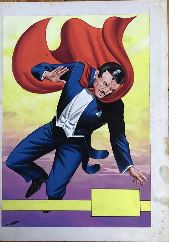 En vente - Couverture Mandrake par Mario CARIA - Planche originale