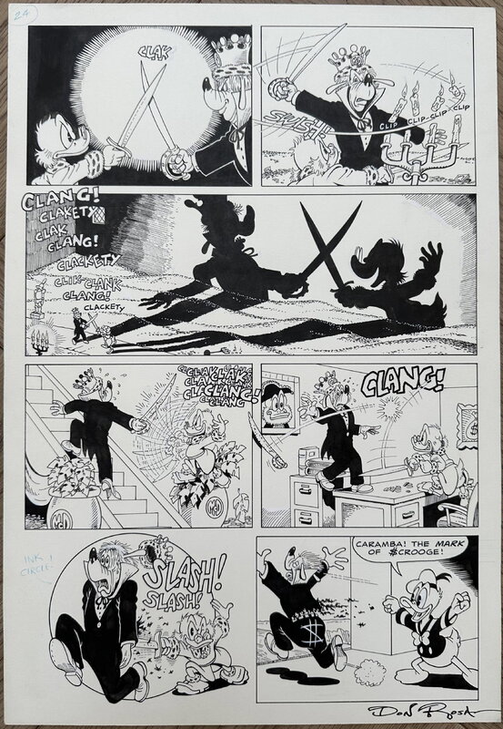 For sale - Don Rosa - Scrooge McDuck - 1989 - His Majesty, McDuck - p24 - Comic Strip