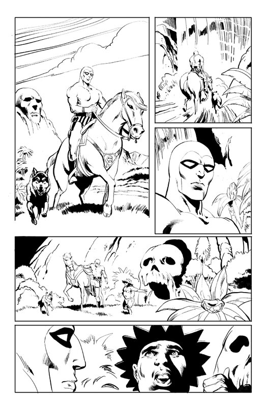 Mikael Bergkvist, The Phantom - shadow of a friend - Comic Strip