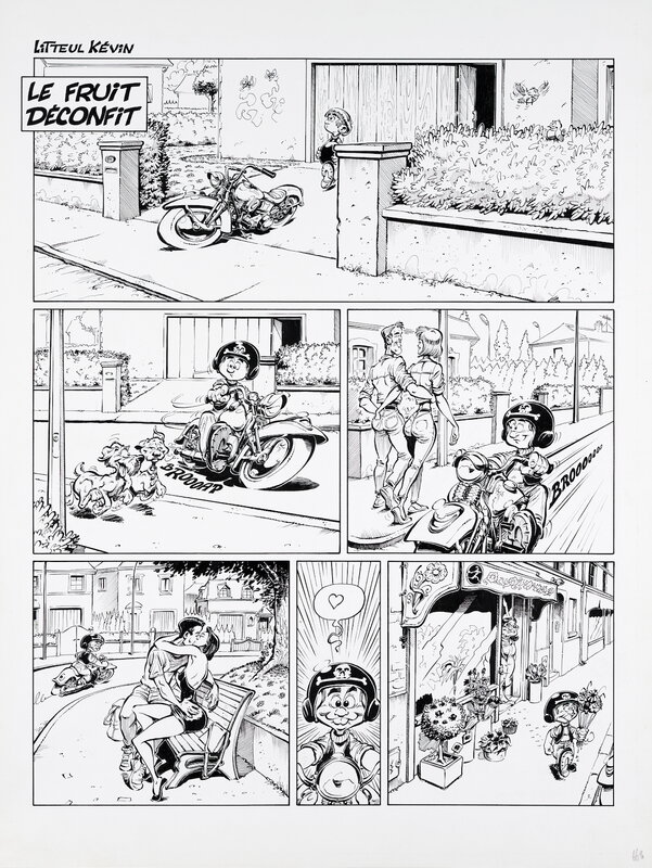 En vente - Litteul Kevin par Coyote - Planche originale