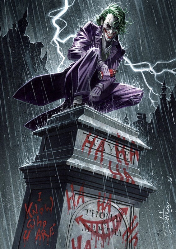 Joker par Anthony Jean - Illustration originale