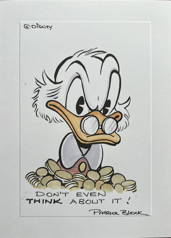 Uncle Scrooge par Patrick Block - Planche originale